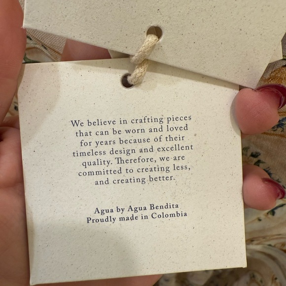 Agua Bendita Floral Cream Sleeveless Dress - Picture 11 of 11